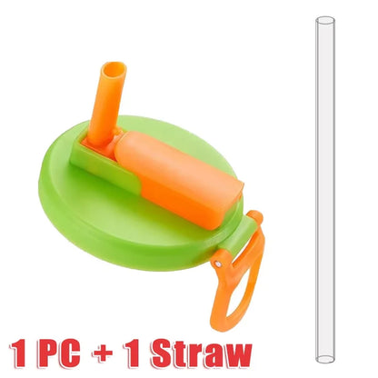 CAPitup Color Pop Can Lids – Silicone Soda Covers with Straws, Reusable & Spill-Proof